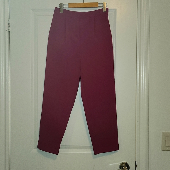 TOPSHOP slacks, size 4, purple - Picture 1 of 3